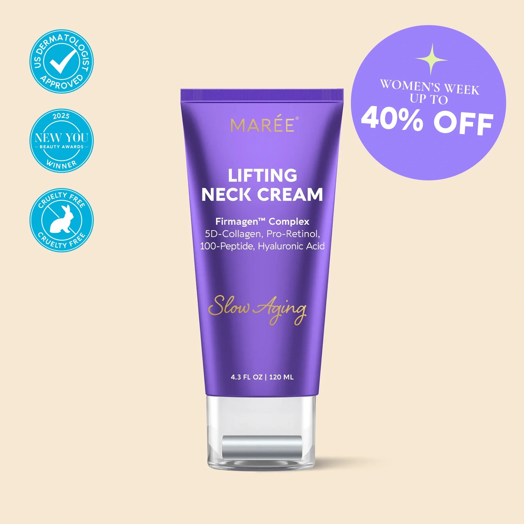 Pro-Retinol Neck Lifting Cream Massager